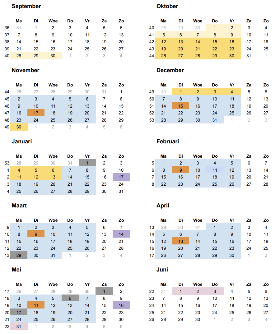 Kalender 2627 mobile